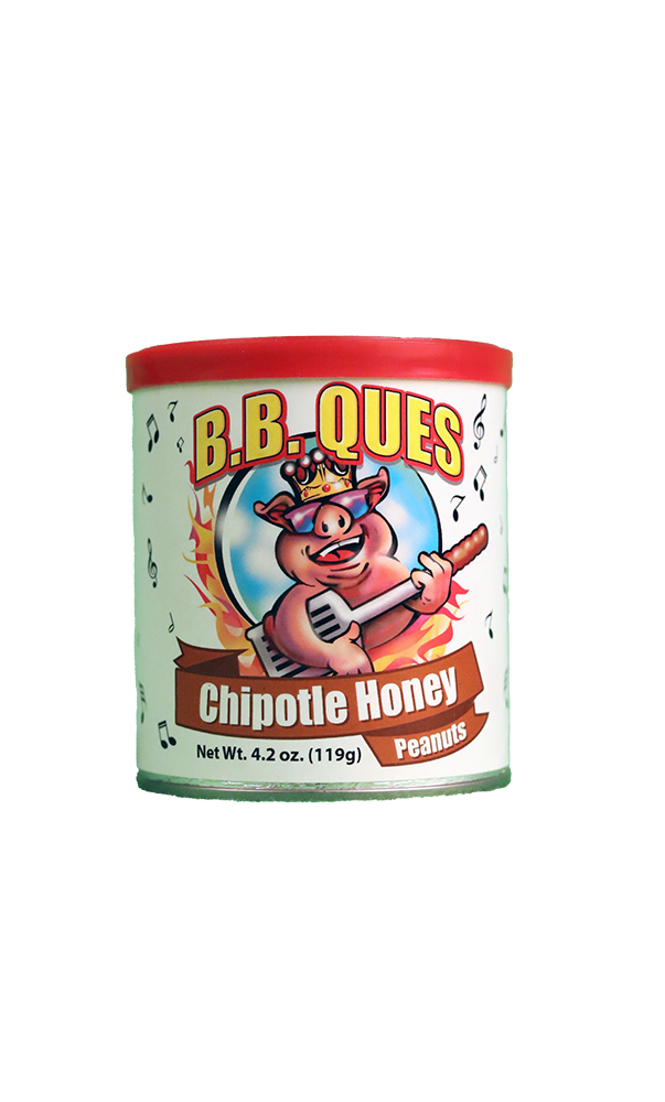 B.B. Ques Chipotle Honey Peanuts - 4.2 oz.