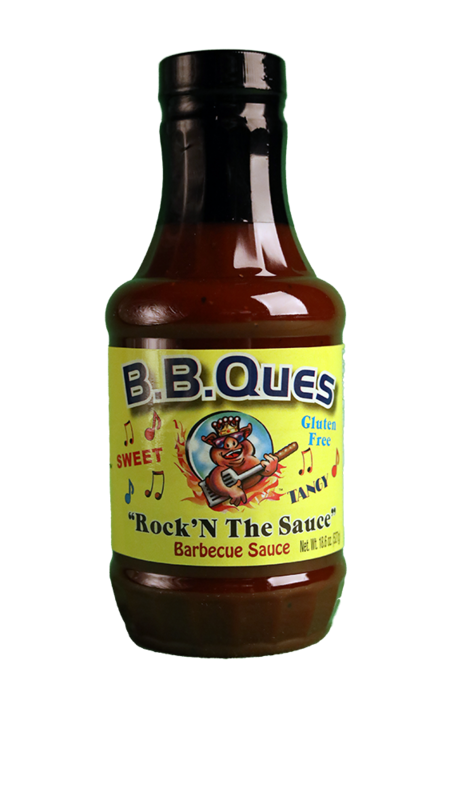B.B. Ques Rock'N The Sauce Barbecue Sauce 18 oz