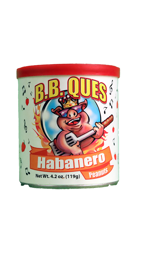 B.B. Ques Habanero Peanuts - 4.2 oz.