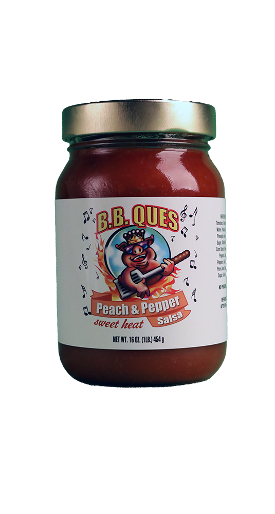 B.B. Ques Peach & Pepper Salsa - Sweet Heat