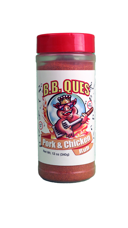 B.B. Ques Pork & Chicken Rub - 12 oz.