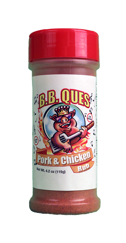 B.B. Ques Pork & Chicken Rub - 4.2 oz.