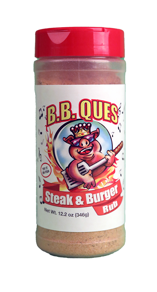 B.B. Ques Steak & Burger Rub - 12.2 oz.