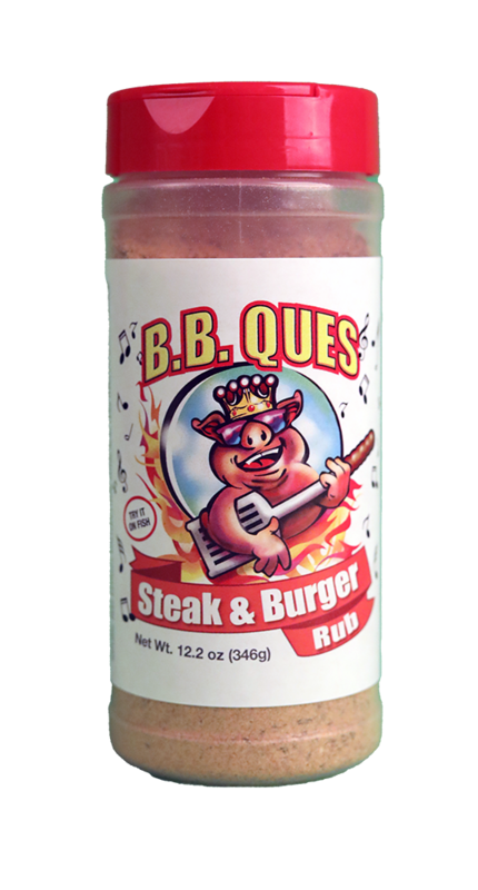 B.B. Ques Steak & Burger Rub - 12.2 oz.