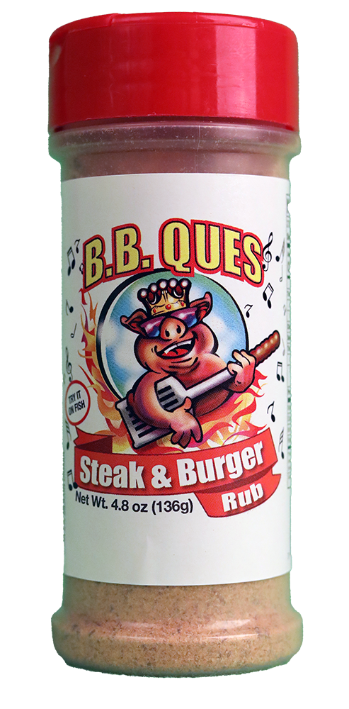 B.B. Ques Steak & Burger Rub - 4.8 oz.