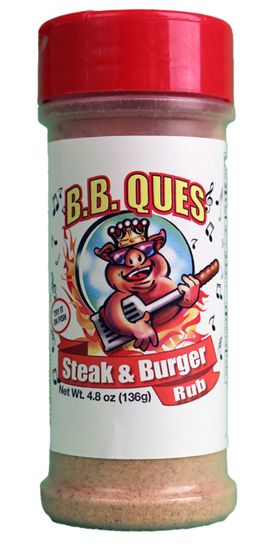 B.B. Ques Steak & Burger Rub - 4.8 oz.