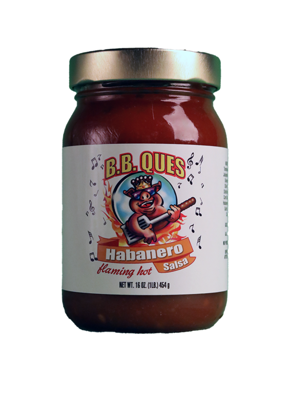 B.B. Ques Habanero Salsa - Hot