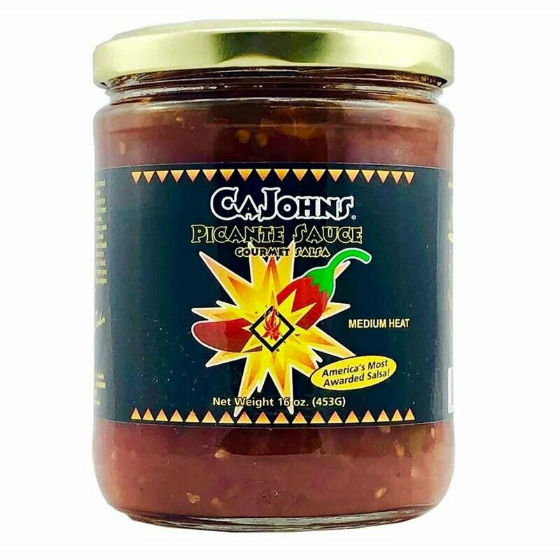 CaJohns Medium Picante Sauce - 16 oz.