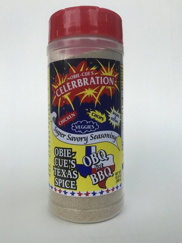 Obie-Cue's Celerbration Super Savory Seasoning - (13.6 oz)