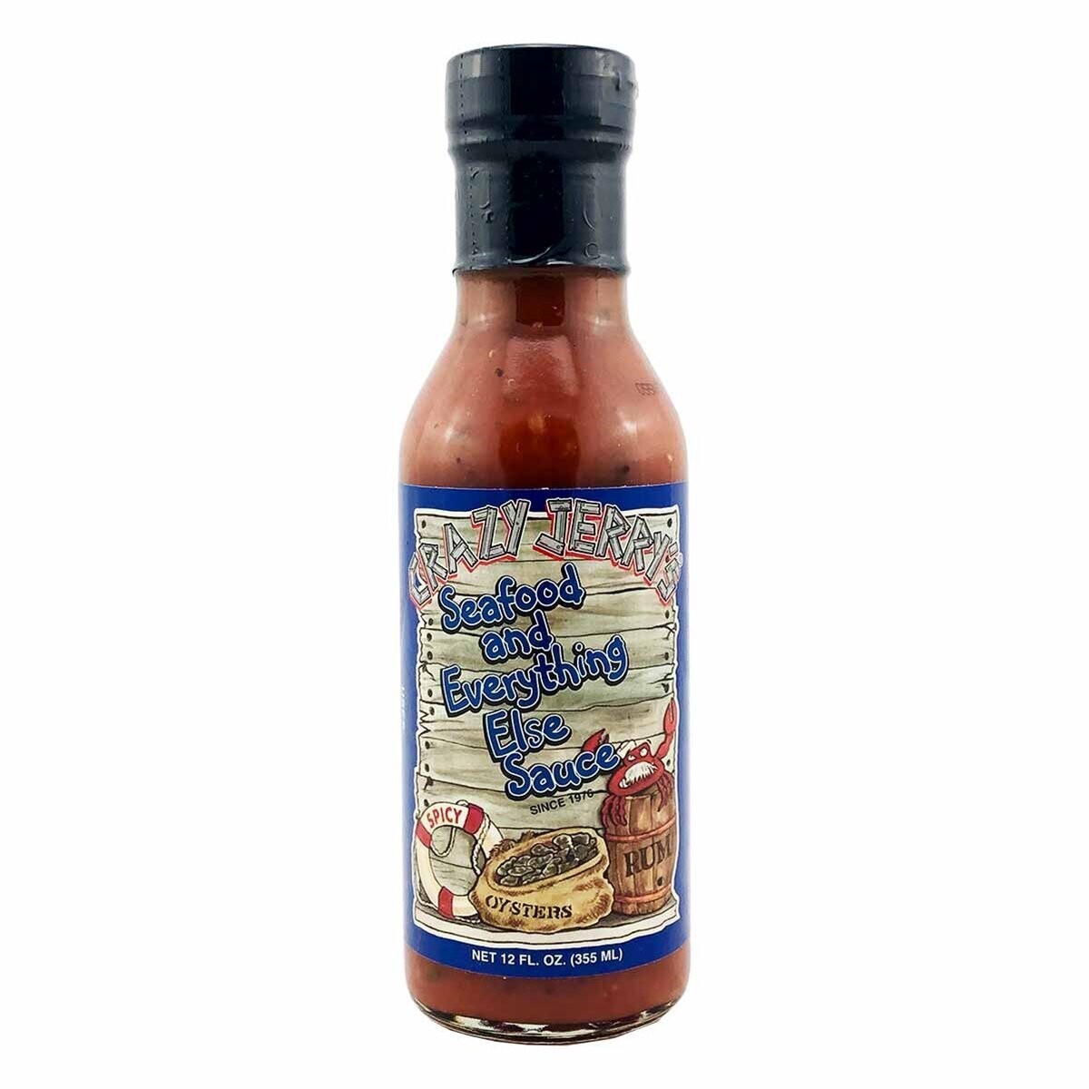 Crazy Jerry's Seafood and Everything Else Sauce - 12 fl. oz.