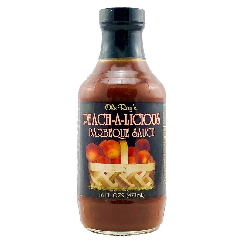 Ole Ray's Peach-A-Licious Barbecue Sauce - 16 fl. oz.