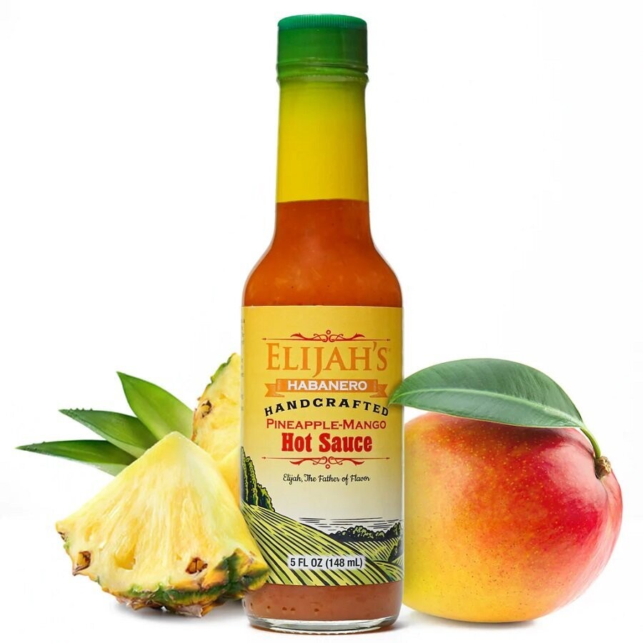 Elijah's Pineapple-Mango Habanero Hot Sauce - 5 oz.