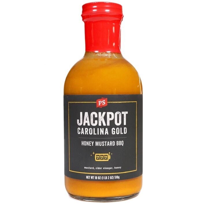 Jackpot Carolina Gold - Honey Mustard BBQ Sauce - 18 oz.