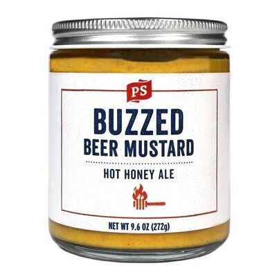 Buzzed Beer Mustard - Hot Honey Ale - 9.6 oz.