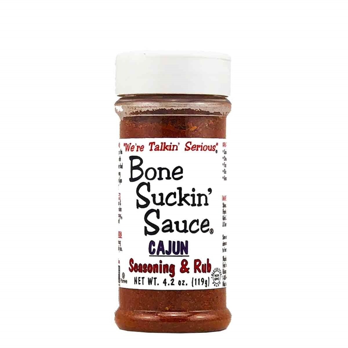 Bone Suckin' Cajun Seasoning & Rub - 4.2 oz.