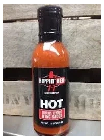 Rippin' Red Wing Sauce Hot - 12 fl. oz.