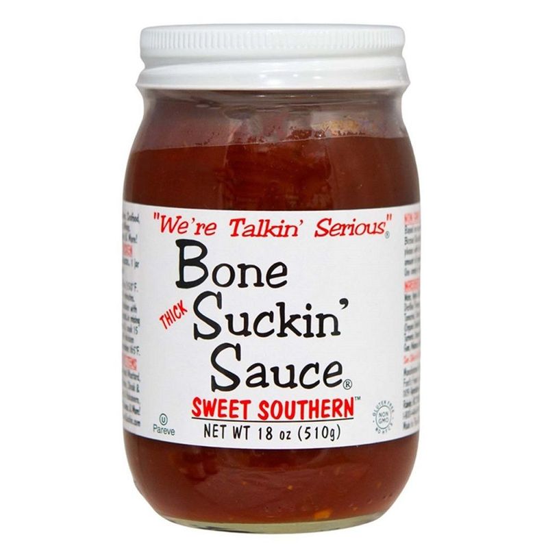 Bone Suckin' Sweet Southern Thicker Style Barbecue Sauce - 16 oz