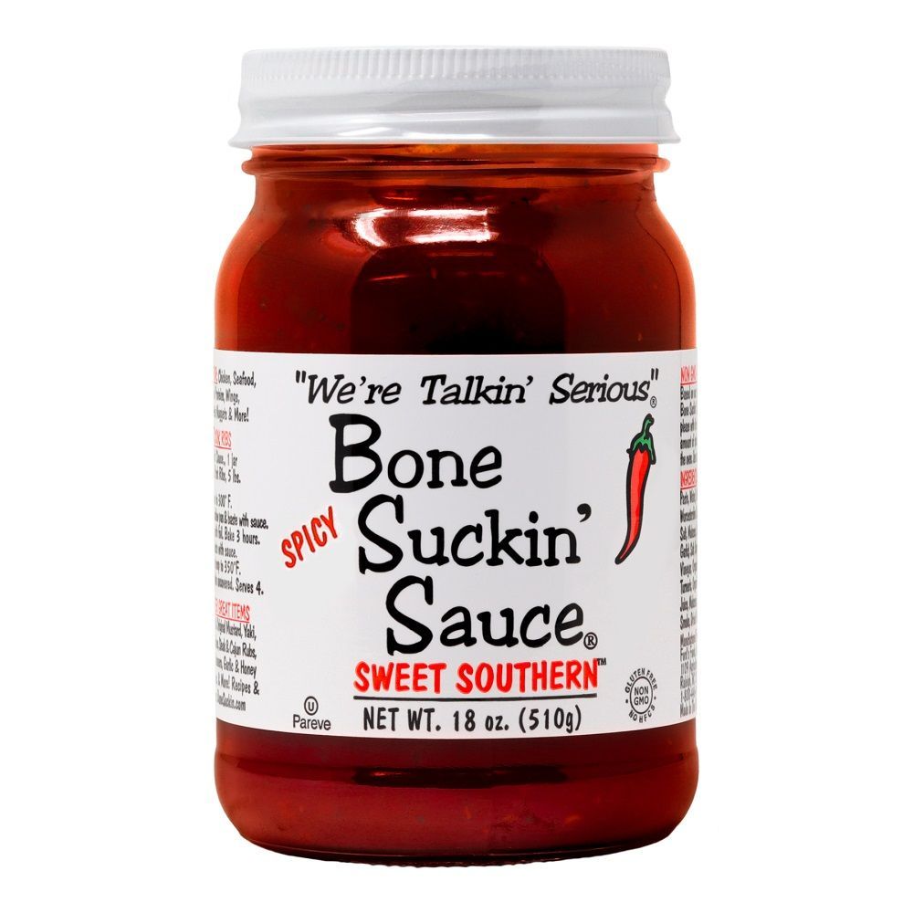 Bone Suckin' Sweet Southern Hot Thicker Style Barbecue Sauce - 16 oz Bone Suckin' Sweet Southern Hot Thicker Style Barbecue Sauce - 16 oz