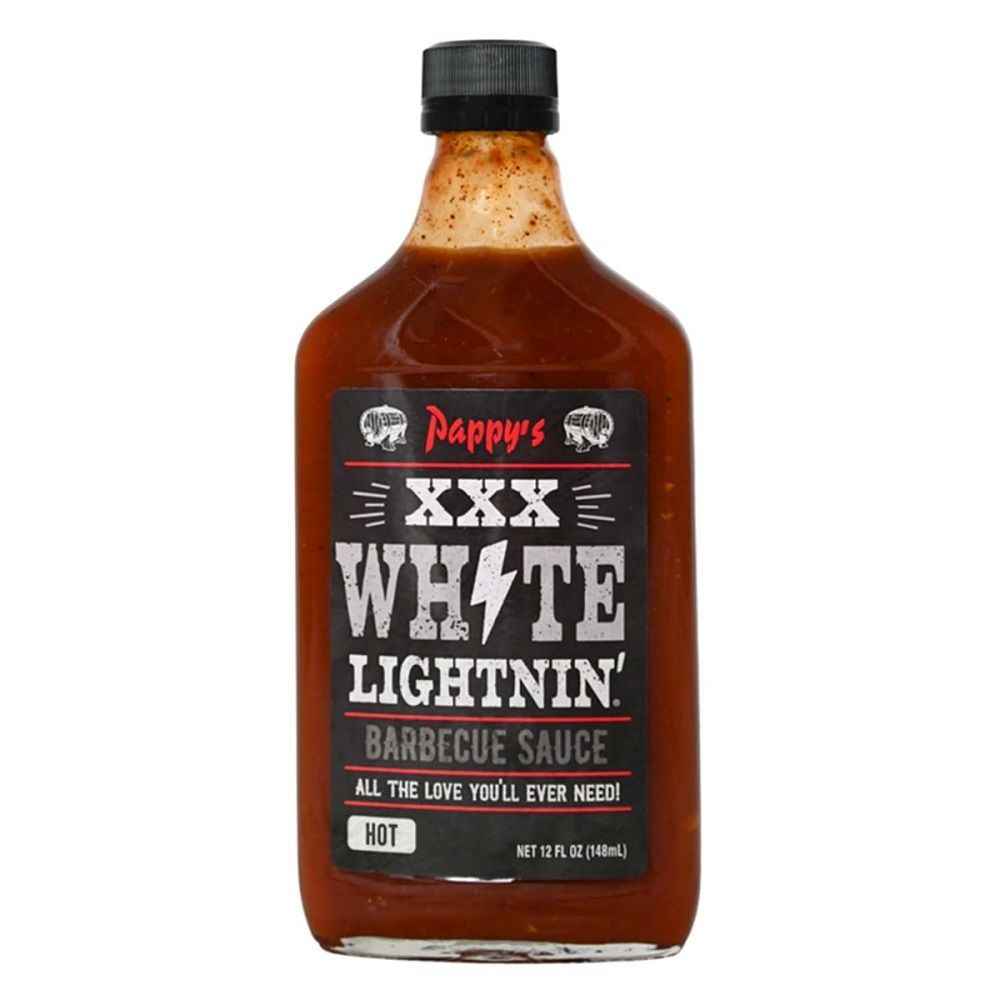 Pappy's XXX White Lightnin' Barbecue Sauce 12.7 oz