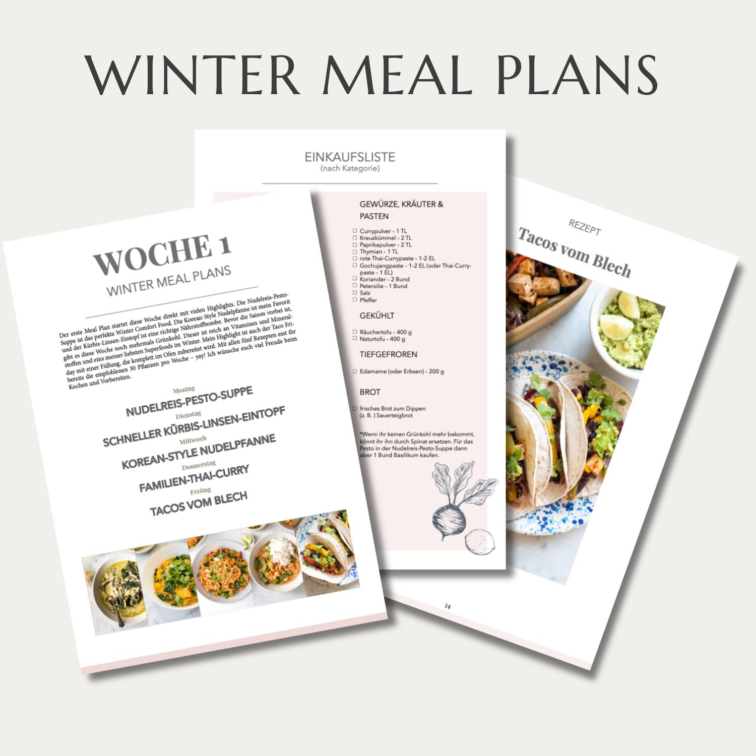 Herbst Meal Plans