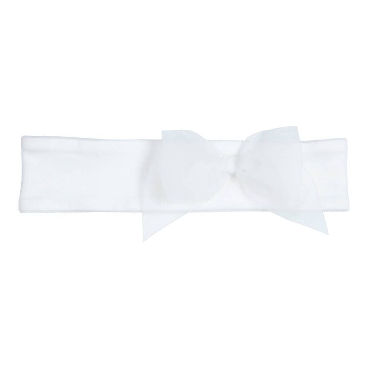 Gymp Headband Aerobic Bow Withe