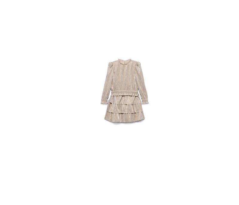 Abel &amp; Lula shiny pleated skirt set