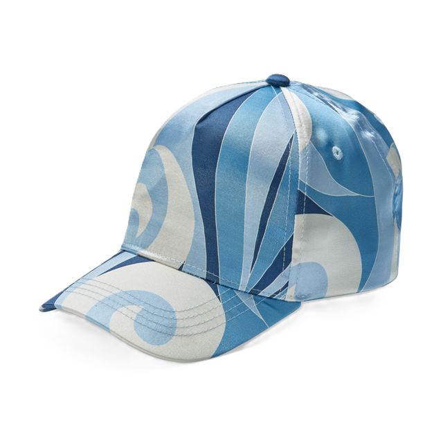 A-Dee nancy pet met wervel print (powder blue)
