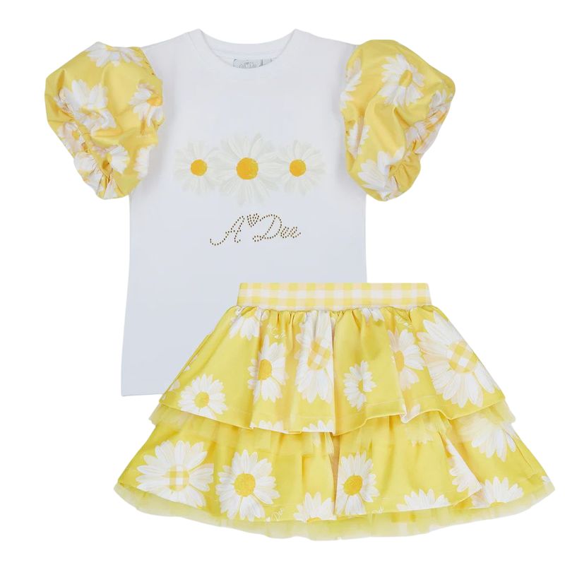 A-dee White Dallas Skirt Set