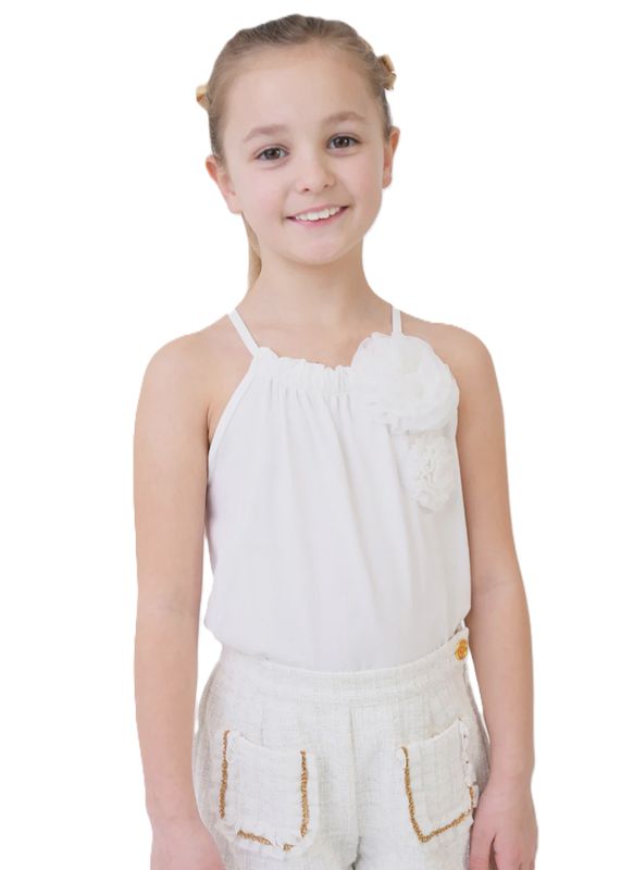 Angel’s Face Hendrix Vest Top Snowdrop