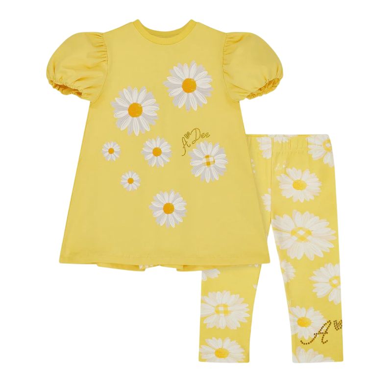 A-dee Yellow Delilah Legging Set