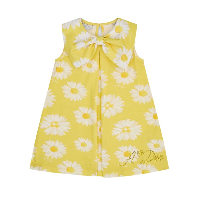 A-dee Yellow Dottie Dress