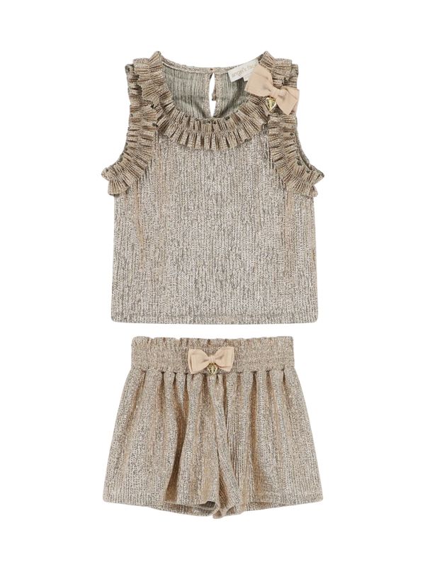 Angel’s Face Fortunate Top and Shorts Set Gold