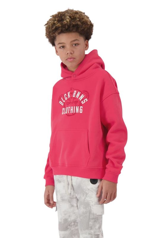 BLACK BANANAS JR. ARCH CONVOY HOODIE  Neon Red
