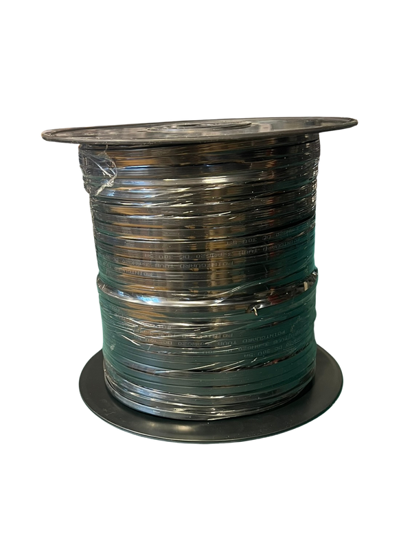 Flat cable black 3x0.5mm conductors
