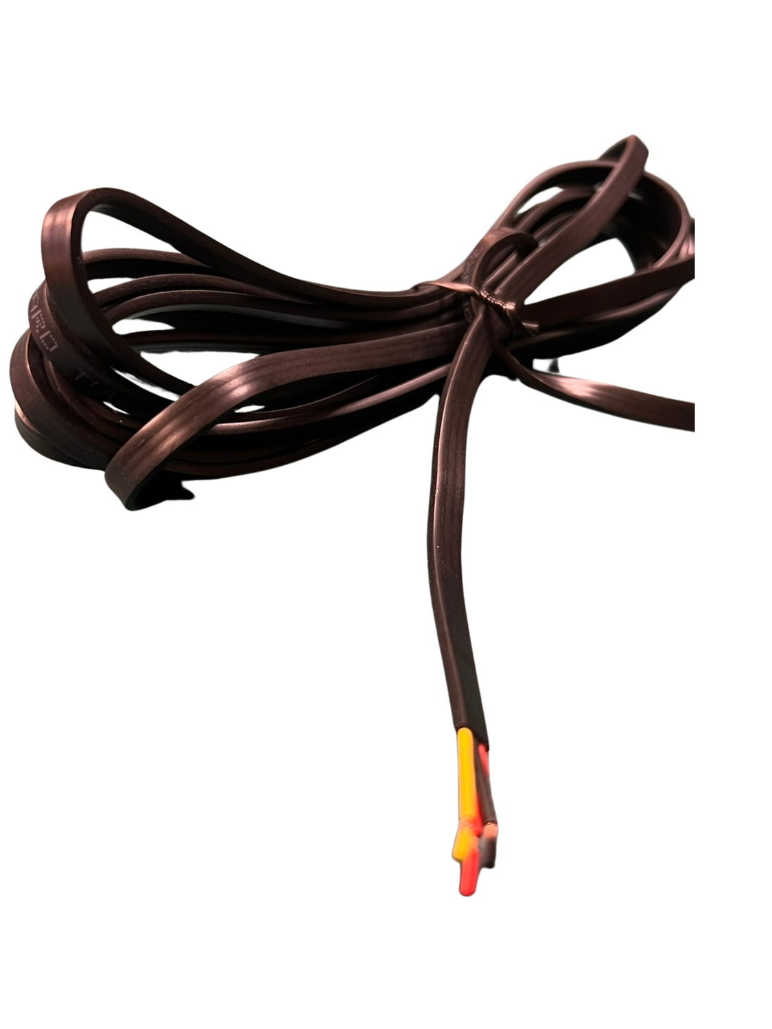 Flat cable black 3x0.5mm conductors