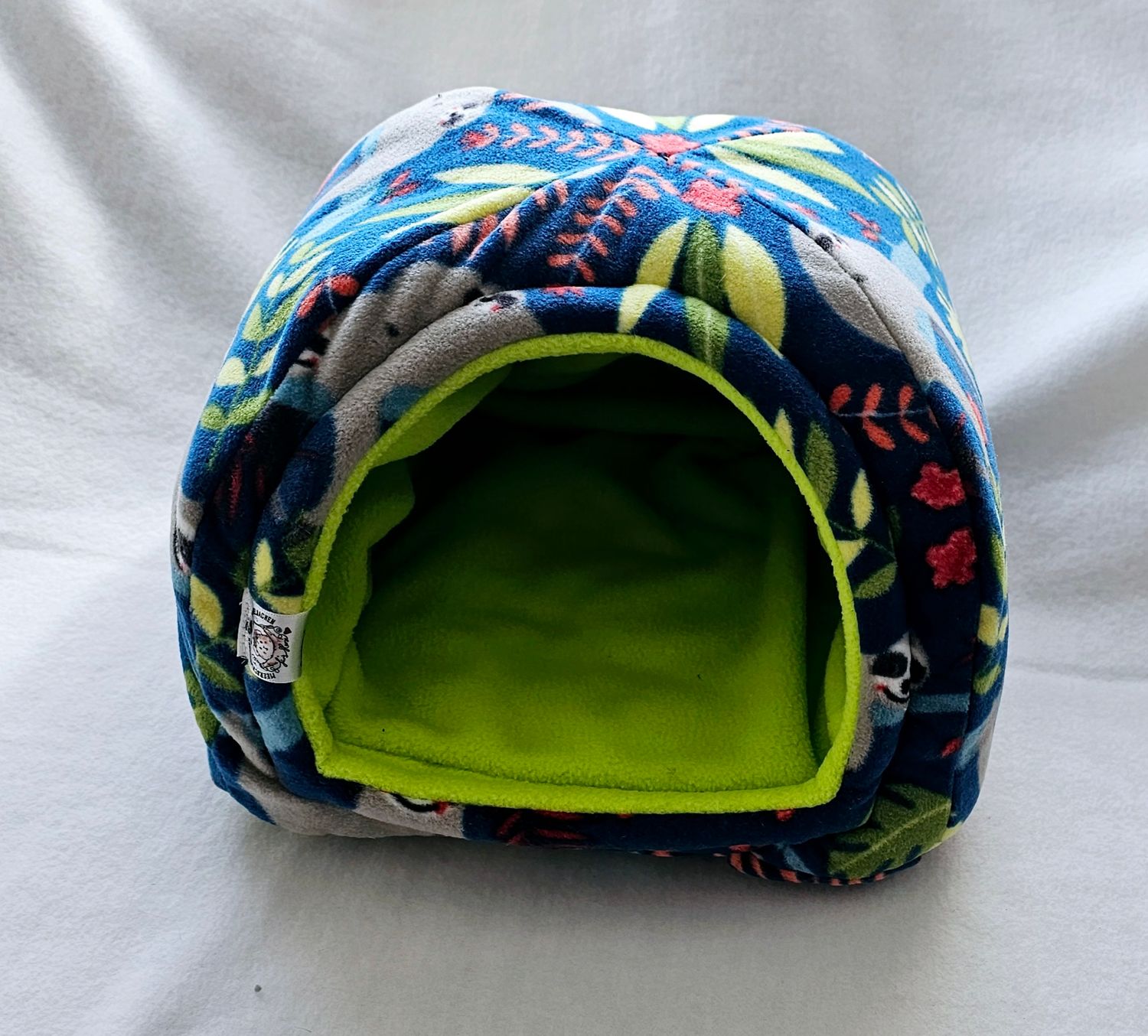 Iglu Faultiere blau, giftgrün