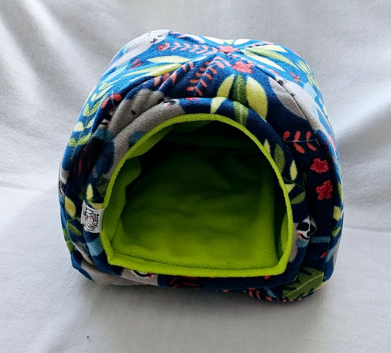 Iglu Faultiere blau, giftgrün