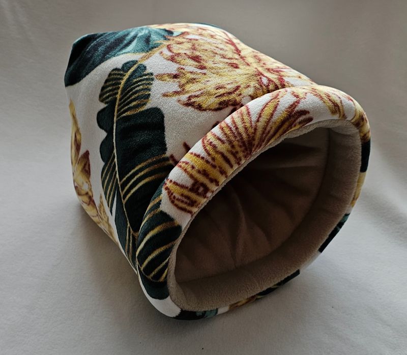 Kuschelsack Fleece Monstera hell