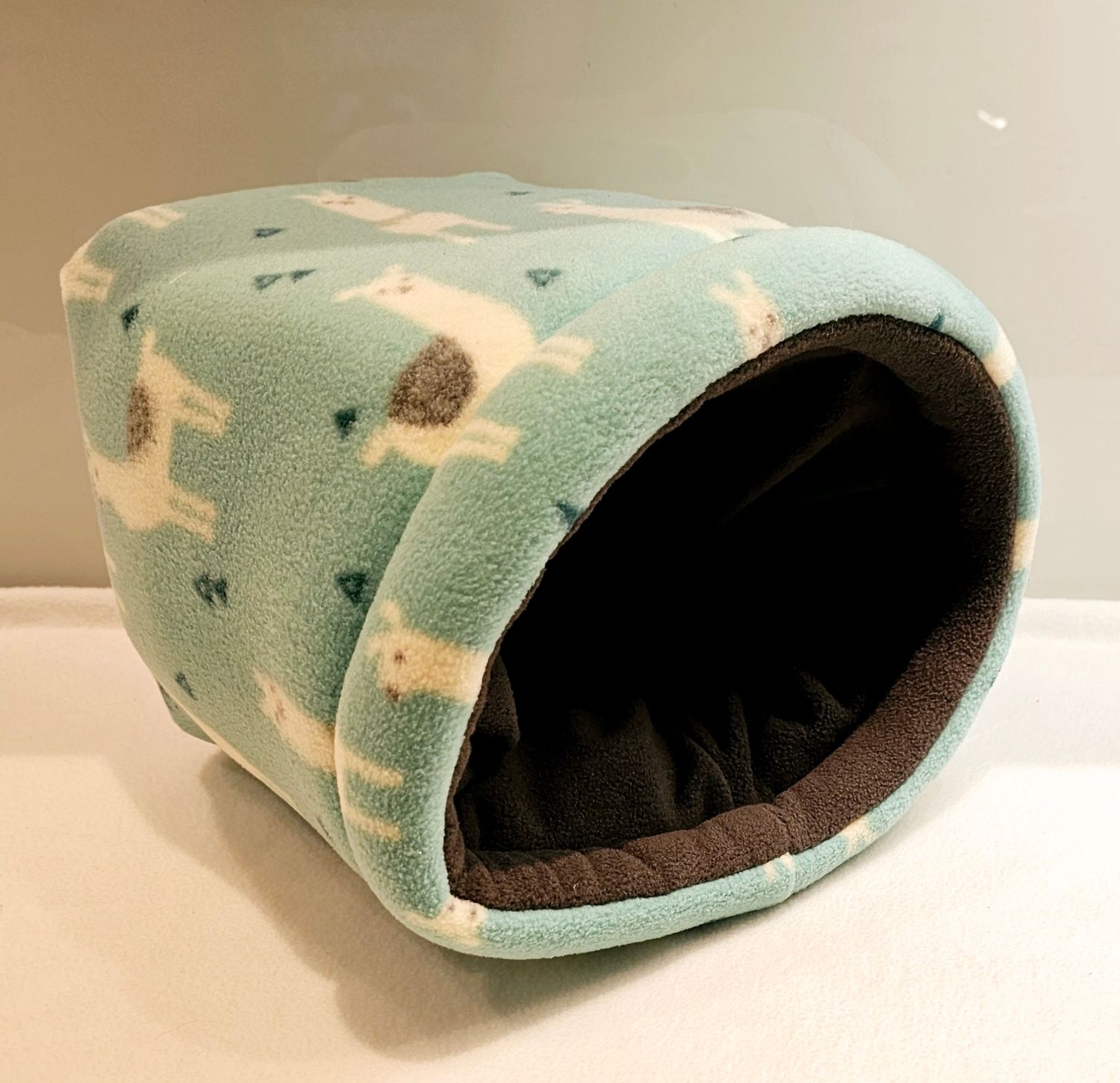 Kuschelsack Alpaka türkis