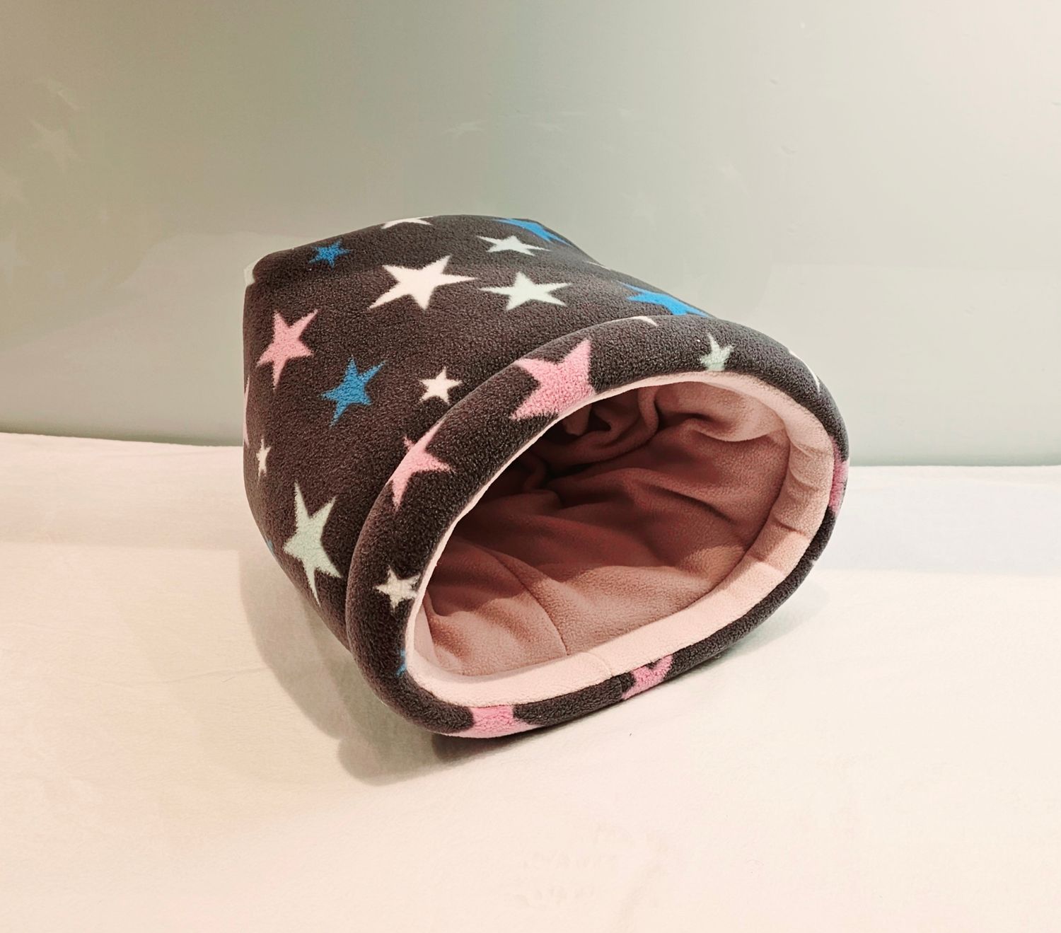 Kuschelsack multi Stars grau 