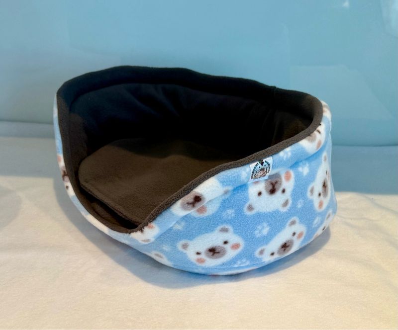 Kuschelkörbchen Teddybären hellblau
