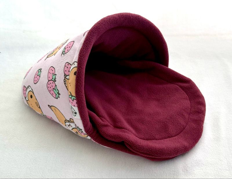 Pantoffel Meerschweinchen Erdbeere