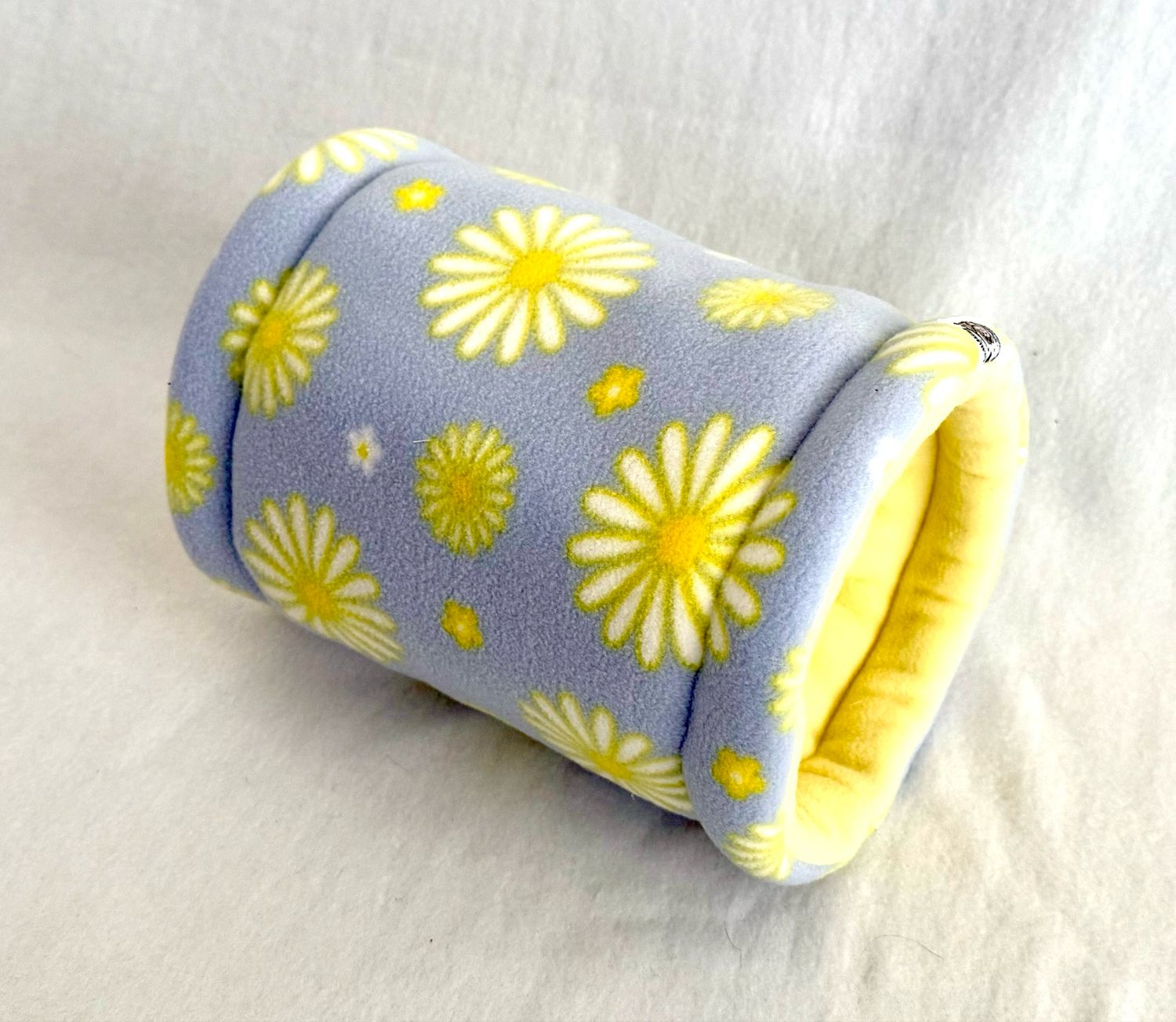 Kuschelröhre Pastell Blumen gelb