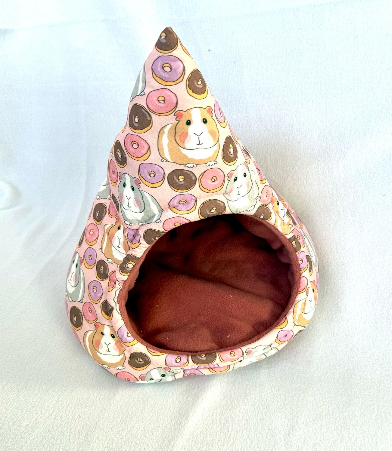 Tipi Baumwollstoff Meerschweinchen Donut rosa