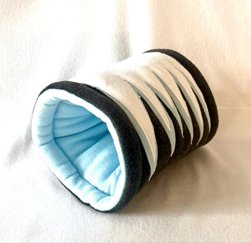 Kuschelröhre Eiszapfen hellblau