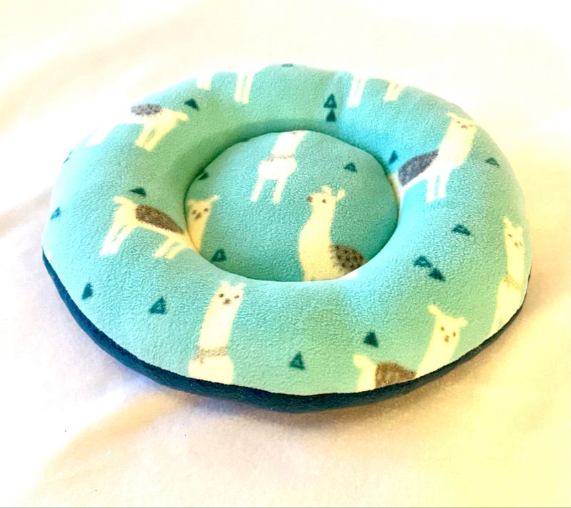 Kissen Alpaka türkis