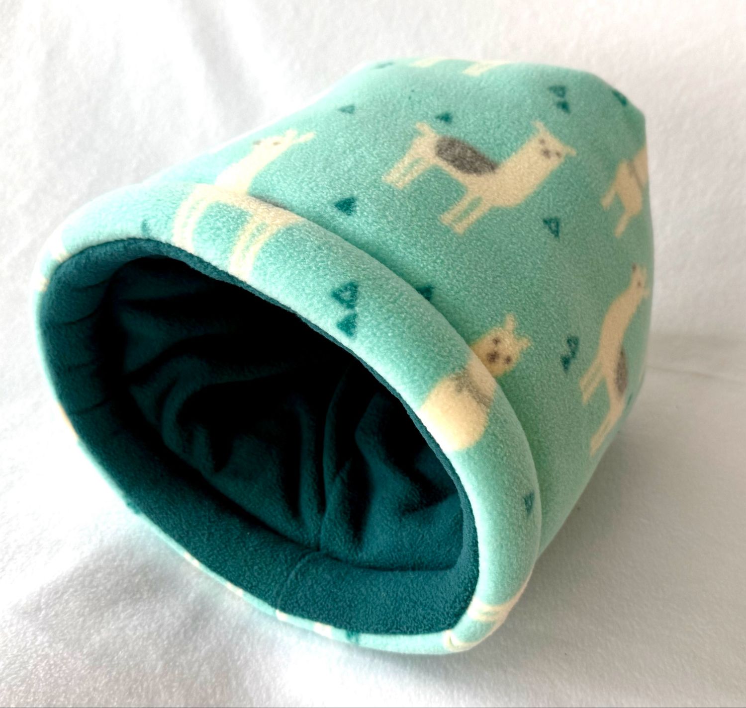 Kuschelsack Alpaka türkis