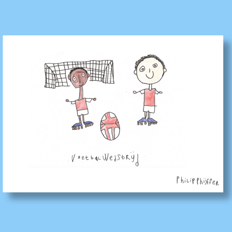 Voetbalwedstrijd
