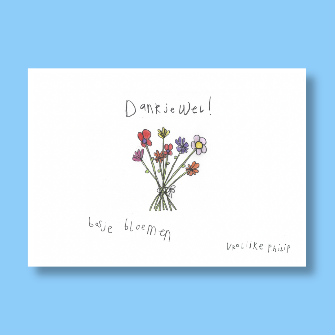 Bosje bloemen (dankjewel)