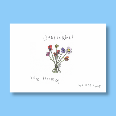 Bosje bloemen (dankjewel)